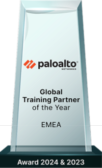 Palo Alto Networks Global ATP of the Year 2024 Award Palo Alto Networks Authorized Global Training Partner of the Year 2024 for EMEA